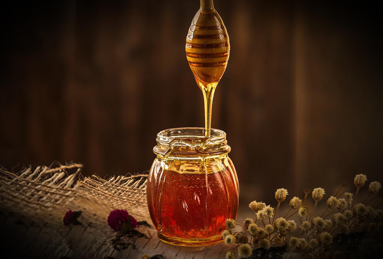 Pot de miel de forêt